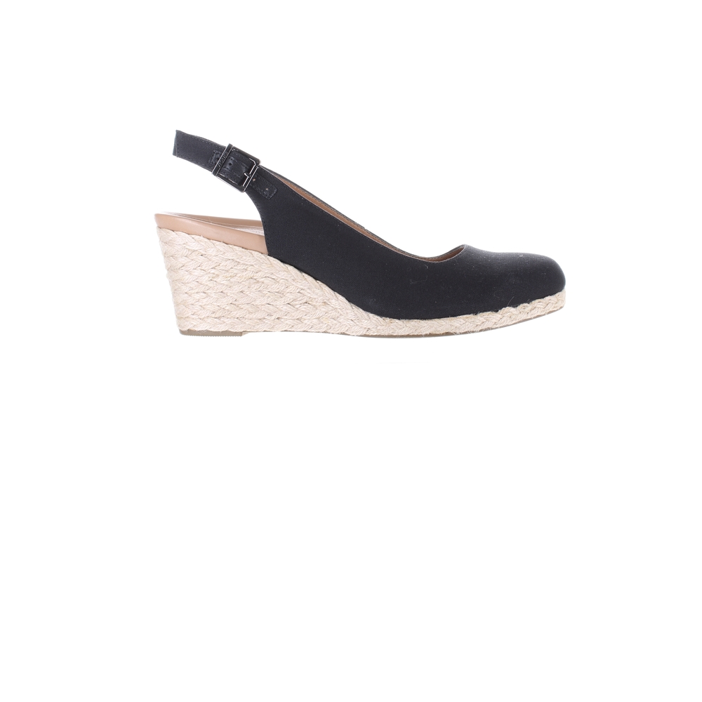 Vionic Womens Aruba Coralina Black Espadrilles Size 9.5 Medium